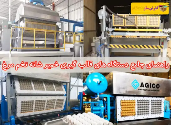 راهنمای جامع دستگاه های قالب گیری خمیر شانه تخم مرغ