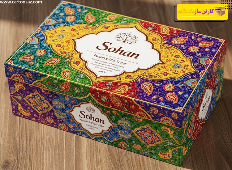 جعبه سوهان - کارتن بسته بندی سوهان