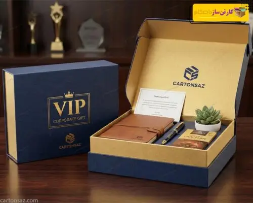 جعبه هدایای سازمانی VIP: راهنمای انتخاب، شخصی سازی و استراتژی پک هدیه سازمانی لوکس