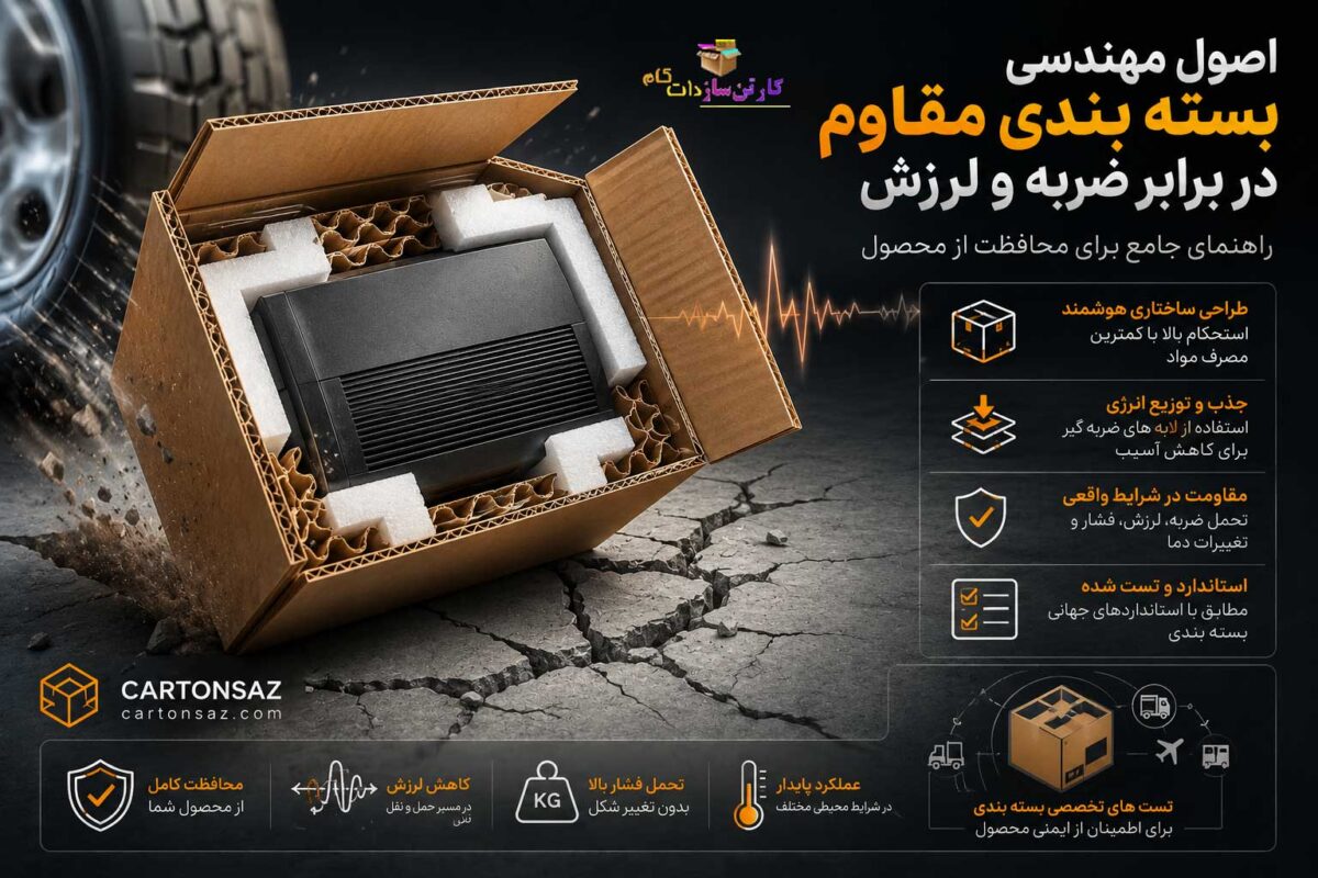 بسته بندی مقاوم در برابر ضریه و لرزش